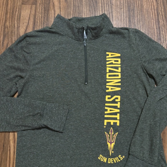 Arizona State Sun Devils * Woman’s 1/4 Zip PullOver Long Sleeve * Large - Picture 7 of 9